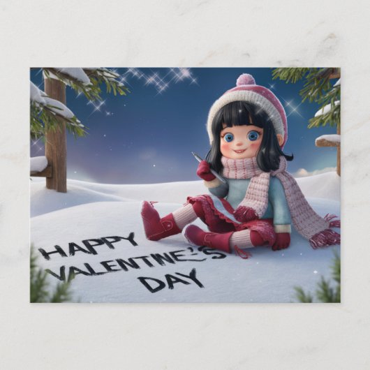 Postcards happy valentine's day 05 postkarte (Vorderseite)