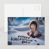 Postcards happy valentine's day postkarte (Vorne/Hinten)
