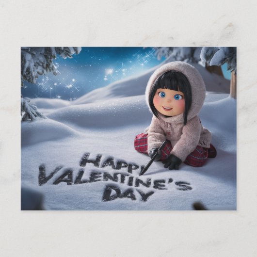 Postcards happy valentine's day postkarte (Vorderseite)