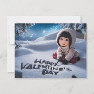 Postcards happy valentine's day postkarte