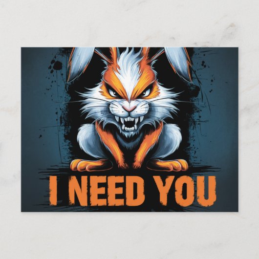 Postcards I Need You 05 Postkarte (Vorderseite)