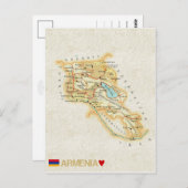 POSTCARDS-KARTE in Armenien Postkarte (Vorne/Hinten)