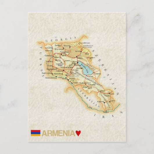 POSTCARDS-KARTE in Armenien Postkarte (Vorderseite)