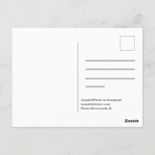 Postcards of Nature Images Postkarte (Rückseite)