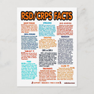 POSTCARDS.. RSD/CRPS - Fakten Postkarte