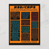 POSTCARDS.. RSD/CRPS - Info Postkarte (Vorderseite)