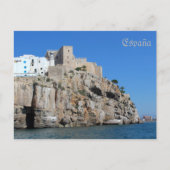 Postcastillo de Peñíscola en Castellón Postkarte (Vorderseite)