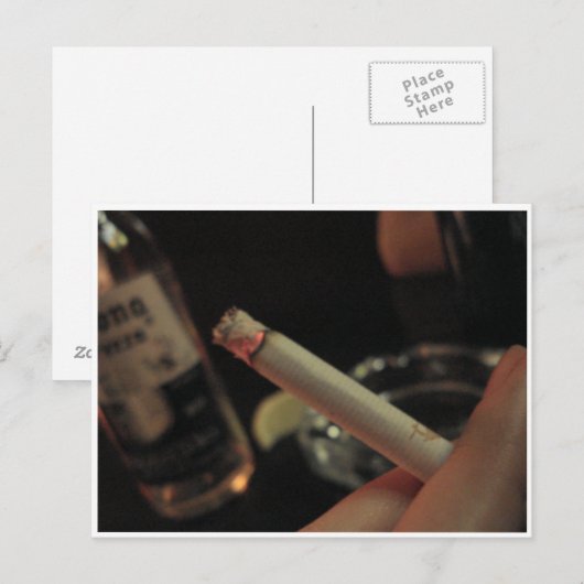 Postcigarro Postkarte (Vorne/Hinten)