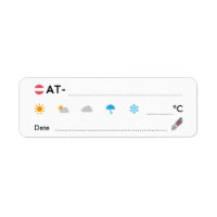 Postcross-ID in Austria Österreich Wetterdatum