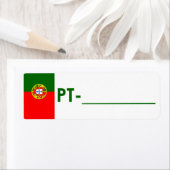 Postcross-ID-Label Portugal "Flag Style" (Insitu)