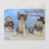 Postcross Taromina Cat - Holly Jolly Christmas Postkarte (Vorderseite)