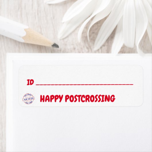 Postcrossing-Etiketten (Insitu)