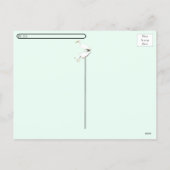 Postcrossing - Greetings from - Egret Landscape Feiertagspostkarte (Rückseite)