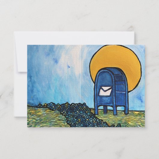 Postdienst Art Dankeskarte (Rückseite)