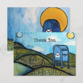 Postdienst Art Dankeskarte (Vorne/Hinten)