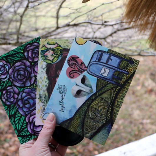 Postdienst Art Postkarte