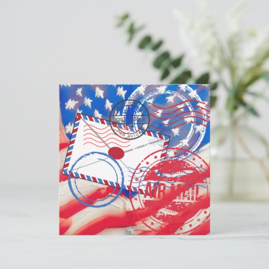 Postdienst Feiertagskarte (Stehend Vorderseite)