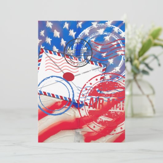 Postdienst Feiertagskarte (Stehend Vorderseite)