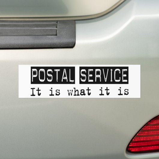 Postdienst ist es autoaufkleber (Auf Auto)