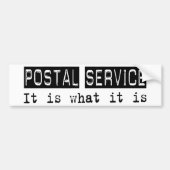 Postdienst ist es autoaufkleber (Vorne)