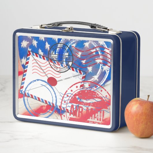 Postdienst Metall Brotdose (Beispiel)