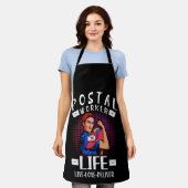 Postdienst-Mitarbeiter Live-Liebe Schürze (Getragen)