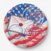 Postdienst Pappteller (Vorderseite)