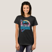 Postdienst Postbote Retro-Mail-Begleitung T-Shirt (Vorne ganz)