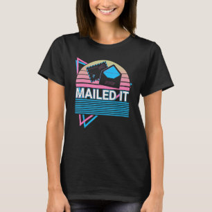 Postdienst Postman Retro schickte es T-Shirt