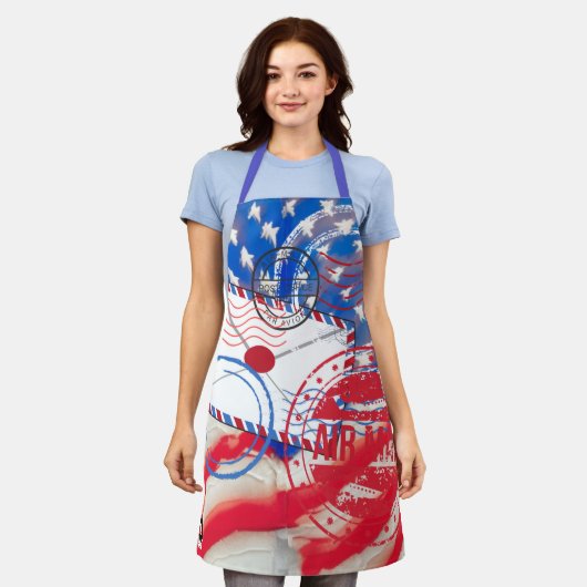 Postdienst Schürze (Getragen)