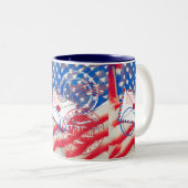 Postdienst Zweifarbige Tasse (VorderseiteRechts)