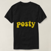 POSTE - POST-MALONE-Aufkleber T-Shirt (Design vorne)