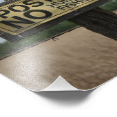 POSTED SIGN-Foto Fotodruck (Ecke)