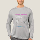 Posteingang vernachlässigt, Stress minimiert Tri-Blend Shirt (Vorderseite)