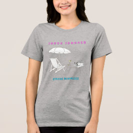 Posteingang vernachlässigt, Stress minimiert Tri-Blend Shirt