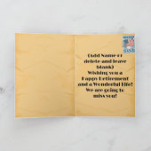 Posteinlage - Faltkarte Dankeskarte (Innenseite)