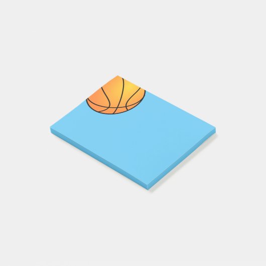 Posten-es-Anmerkung-Basketball Post-it Klebezettel (angewinkelt)
