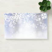 Posten-es-Anmerkung-Feiertag Schneeflocken Post-it Klebezettel (Büro)