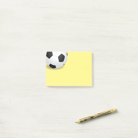 Posten-es-Anmerkung-Fußball Ball Post-it Klebezettel (Auf Schreibtisch)