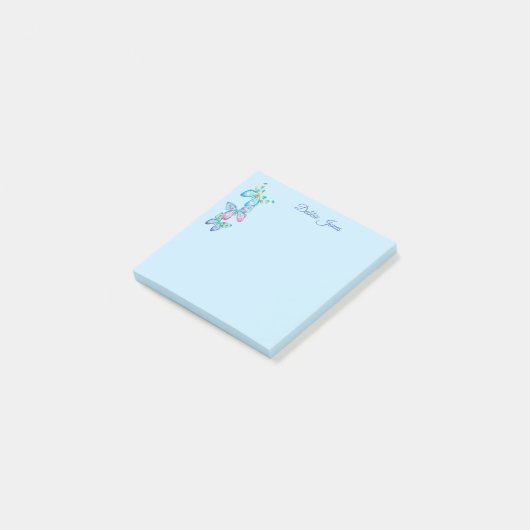 Posten-es-Anmerkung-Schmetterlinge Post-it Klebezettel (angewinkelt)