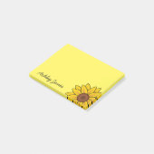Posten-es-Anmerkung-Sonnenblume Post-it Klebezettel (angewinkelt)