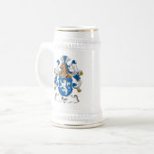 Posten-Familienwappen Bierglas (Vorderseite Links)