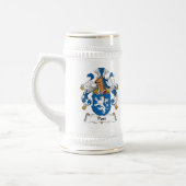 Posten-Familienwappen Bierglas (Links)