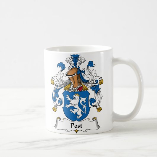 Posten-Familienwappen Kaffeetasse (Rechts)