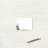 Posten-it® merkt 4" x 3" süße Tiere Post-it Klebezettel (Auf Schreibtisch)