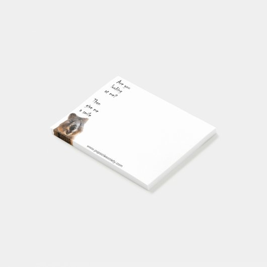 Posten-it® merkt 4" x 3" süße Tiere Post-it Klebezettel (angewinkelt)