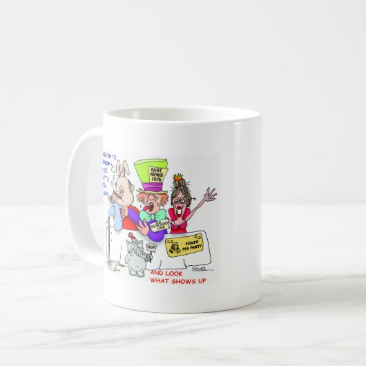 Posten-moderne Märchenland-Schale Kaffeetasse (Vorderseite Links)