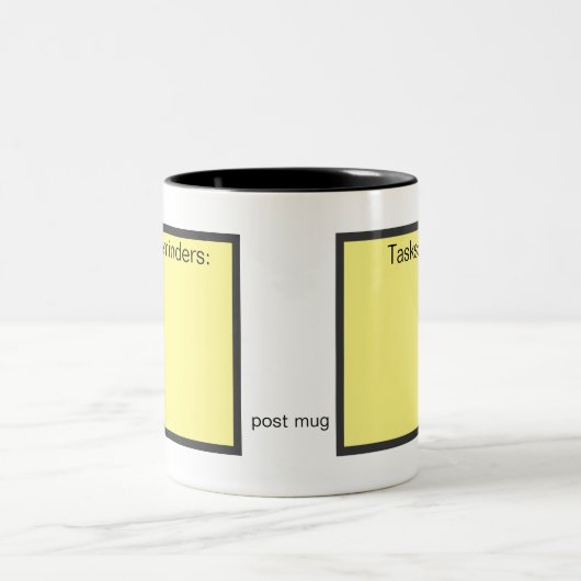 Posten-Tasse: Wiederverwendbare Kaffee-Tasse für Zweifarbige Tasse (Mittel)