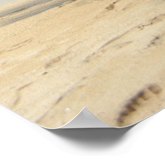 Poster 012 - Caribbean Beach am Ufer (Ecke)