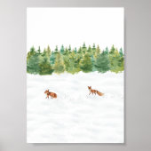 Poster (12,7 x 17,8 cm) - Winter Scene (Vorne)